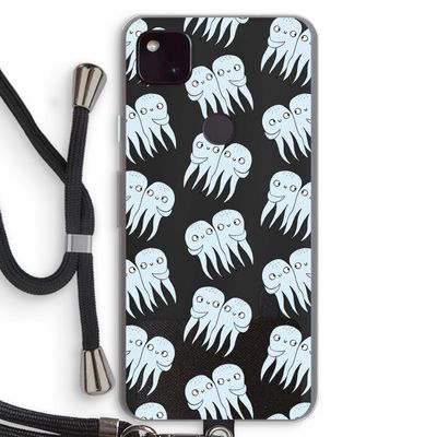 Octopussen: Pixel 4a 5G Transparant Hoesje met koord