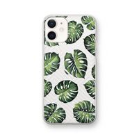 Geometrische jungle: iPhone 12 Transparant Hoesje