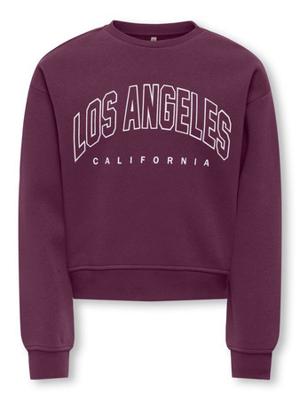 Kids ONLY winter sweater meisjes - paars - KogSweat - loose fit