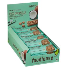 Foodloose Coco caramella verkoopdoos 24 x 35 gr bio (840 gr)