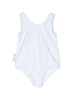 Off-White Kids maillot de bain à imprimé graphique - Blanc