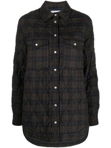 MARANT ÉTOILE chemise matelassée à carreaux - Vert