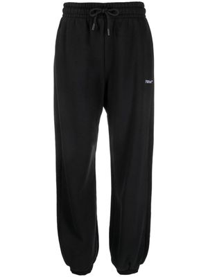 Off-White pantalon de jogging Bookish à logo brodé - Noir