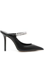 Jimmy Choo mules Bing 100 mm en cuir - Noir - thumbnail