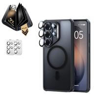 Galaxy S26 Ultra Bundle Classic Hybrid Magnetic Case and Armorite® Pro Privacy Screen Protector - Frosted Black