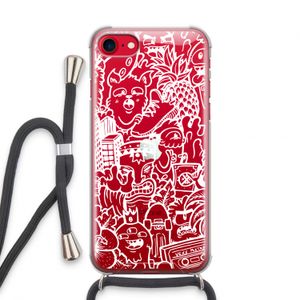 Vexx Mixtape #2: iPhone SE 2020 Transparant Hoesje met koord