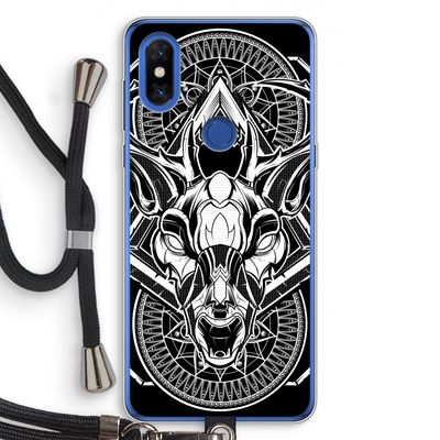 Oh Deer: Xiaomi Mi Mix 3 Transparant Hoesje met koord