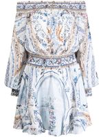 Camilla robe courte Season of the Siren - Blanc