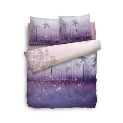 Heckett & Lane dekbedovertrek Lights - multikleur - 140x220 cm