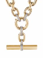 David Yurman collier Lexington Chain en or 18ct serti de diamants - thumbnail