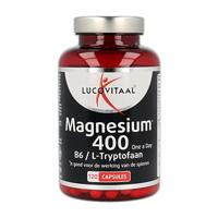 Magnesium 400 met B6 en L-Tryptofaan 120 Capsules