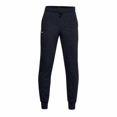 Broeken voor Volwassenen Under Armour Rival Fleece Zwart Mannen - Maat: 8 Jaar