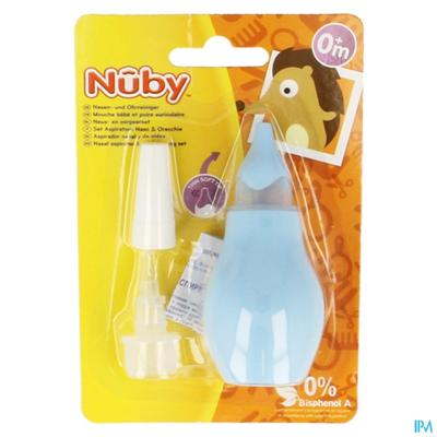 Nuby Neuspeer & Oorreiniger - 0m+