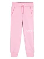 Givenchy Kids pantalon de jogging à logo imprimé - Rose