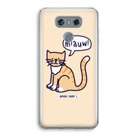 Miauw: LG G6 Transparant Hoesje