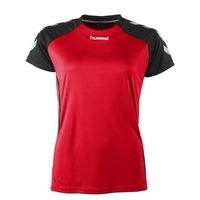 Hummel 110603 Aarhus Shirt Ladies - Red-Black - XL