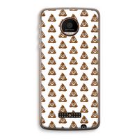 Poop emoji: Motorola Moto Z Force Transparant Hoesje