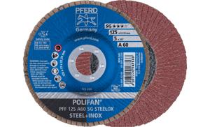 PFERD 67606125 A Sg Steelox Lamellenschijf Diameter 125 mm Boordiameter 22.23 mm 10 stuk(s)