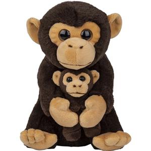 Pluche Chimpansee apen/aap knuffels - 22 cm