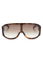 FLATLIST lunettes de soleil John Jovino à monture oversize - Marron