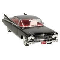 Modelauto/speelgoedauto Cadillac Eldorado 1959 zwart schaal 1:24/24 x 8 x 5 cm - Speelgoed auto's - thumbnail