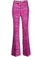 Genny pantalon droit à imprimé zébré - Rose