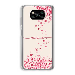 Hartjes en kusjes: Xiaomi Poco X3 NFC Transparant Hoesje