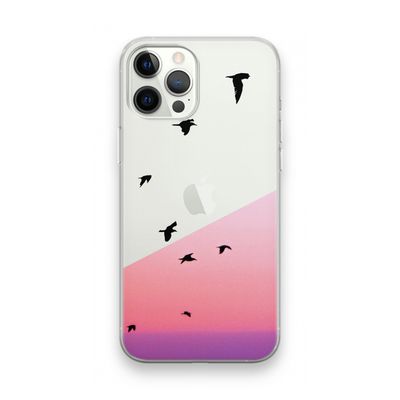 Fly away: iPhone 12 Pro Max Transparant Hoesje