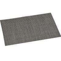 10x Rechthoekige placemats bruin/antraciet geweven 29 x 43 cm