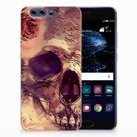 Silicone Back Case Huawei P10 Plus Skullhead