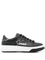 DSQUARED2 baskets Bumper à logo imprimé - Noir