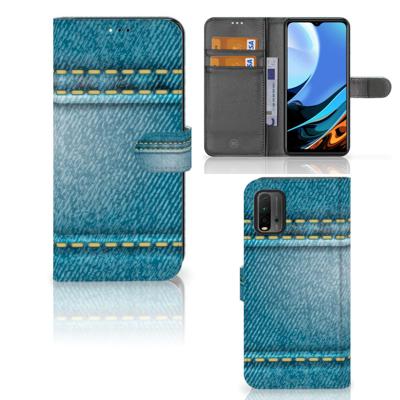 Xiaomi Redmi 9T | Poco M3 | Wallet Case | met Pasjes | Jeans