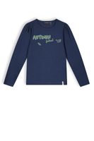 NoNo Meisjes shirt - Koss - Navy blauw - thumbnail