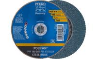 PFERD 67666185 PFF 180 Z 60 PSF STEELOX Lamellenschijf Diameter 180 mm Boordiameter 22.23 mm RVS, Staal 10 stuk(s)