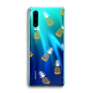 Ananasjes: Huawei P30 Transparant Hoesje
