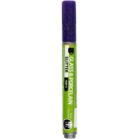 Creativ Company Glas- en porseleinstift glitter semi-dekkend - violet