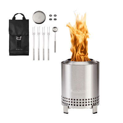 Pakketdeal Solo Stove Mesa XL RVS + accessoirepakket