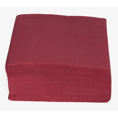 Cosy & Trendy Servetten - bordeaux rood - 80x - 38 x 38 cm - Tafeldecoratie - Papier - luxe kwalitei