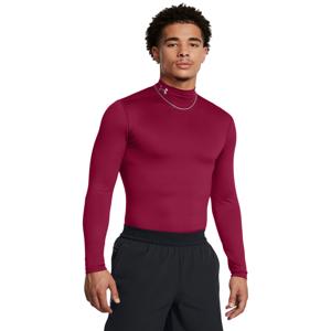 Under Armour ColdGear Elite Ondershirt Bordeauxrood Zilver