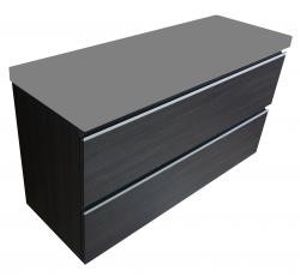 Wiesbaden onderkast 100 cmx36 cm zo.wastafel houtn.grijs