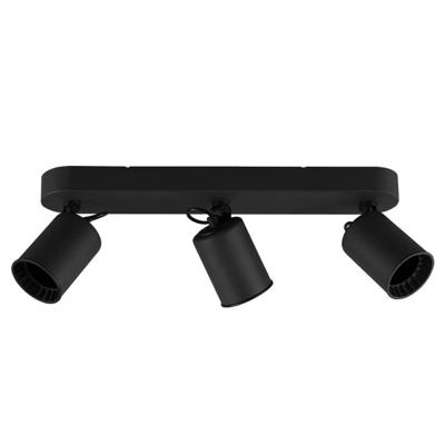 Trio Zwarte plafondlampPago met 3 spots - 803500332