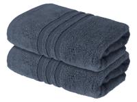 LIVARNO Set van 2 handdoeken 50 x 100 cm (Blauw)