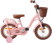 AMIGO Fairy 12 Inch Meisjes Terugtraprem Zalmroze