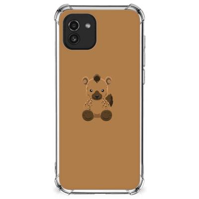Samsung Galaxy A03 Stevig | Bumper Hoesje | Baby Hyena Samsung Galaxy A03 Stevig | Bumper Hoesje | Baby Hyena