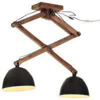 VidaXL Plafondlamp 25 w e27 29x18x85 cm zwart