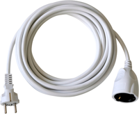 Brennenstuhl kunststof-verlengkabel wit 5m h05vv-f 3g1,5 - 1164120