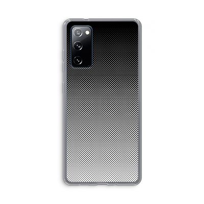 Musketon Halftone: Samsung Galaxy S20 FE / S20 FE 5G Transparant Hoesje