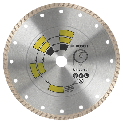 Bosch Accessoires Diamantdoorslijpschijf Universal Turbo | 115mm - 2609256407
