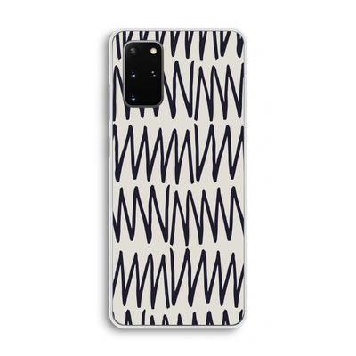 Marrakech Zigzag: Samsung Galaxy S20 Plus Transparant Hoesje