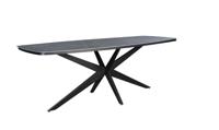 Calma high dining tafel 270x100x95 cm aluminium black/slate - Yoi Calma high dining tafel 270x100x95 cm aluminium black/slate - Yoi